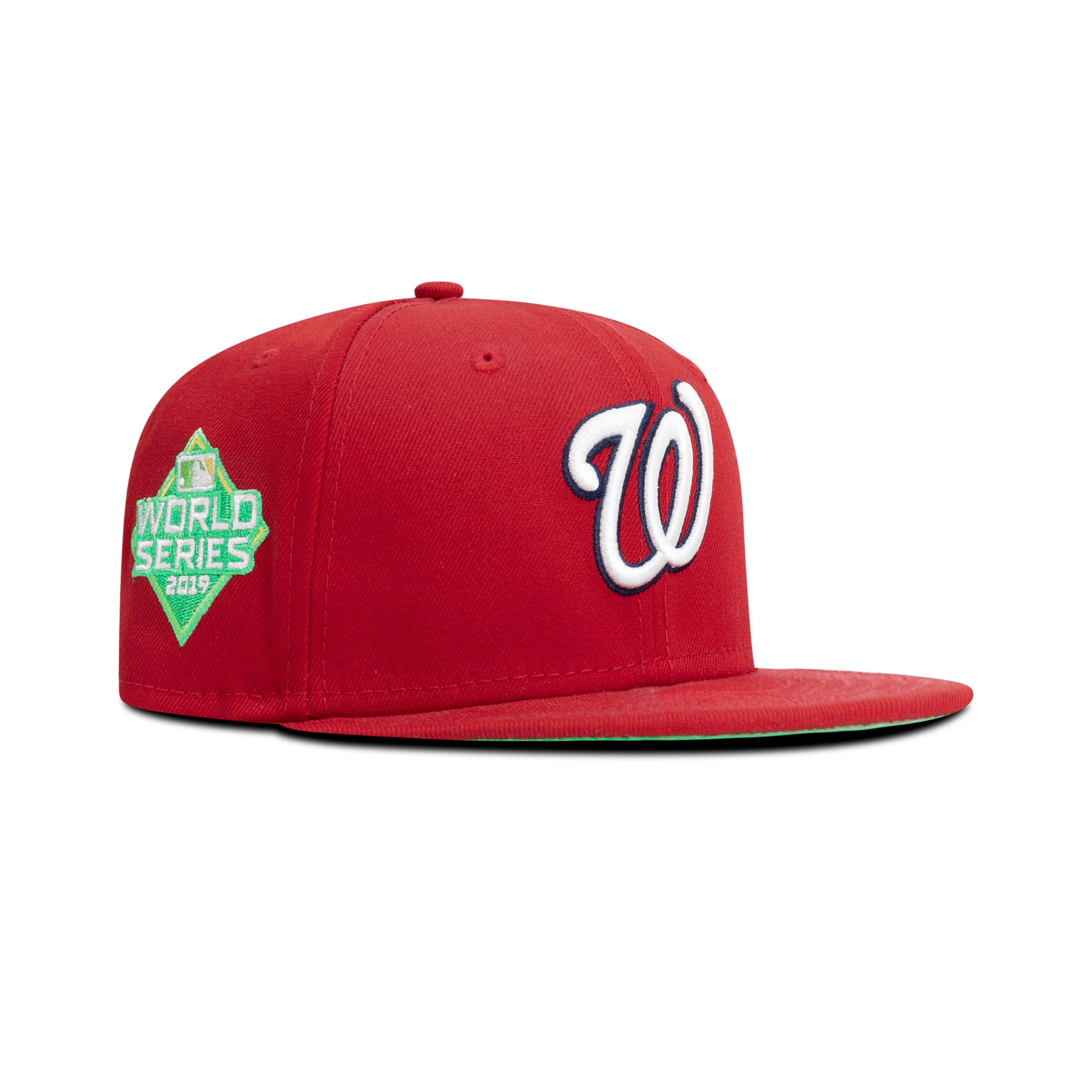 New Era Washington Nationals Fitted Green Bottom 