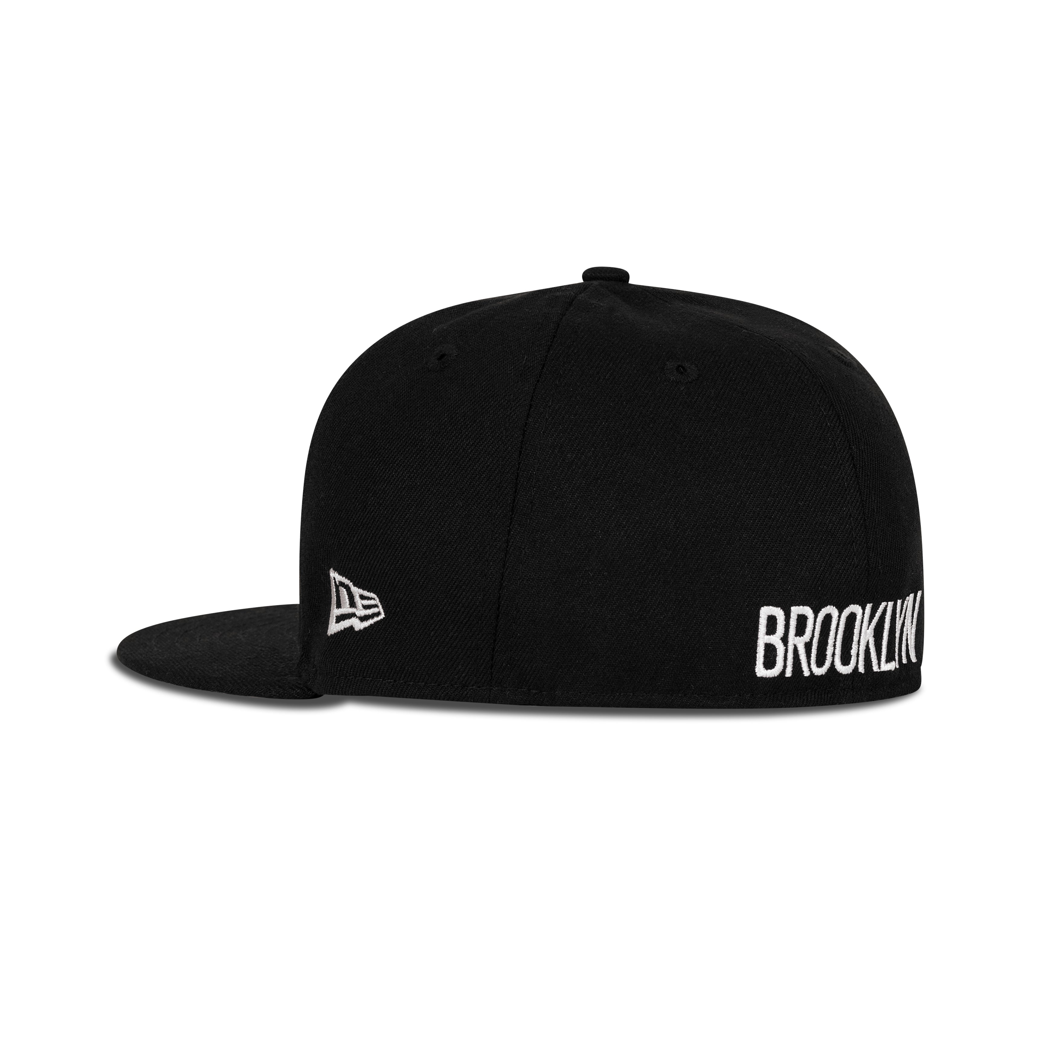 New Era  Brooklyn Nets Fitted Grey Bottom 