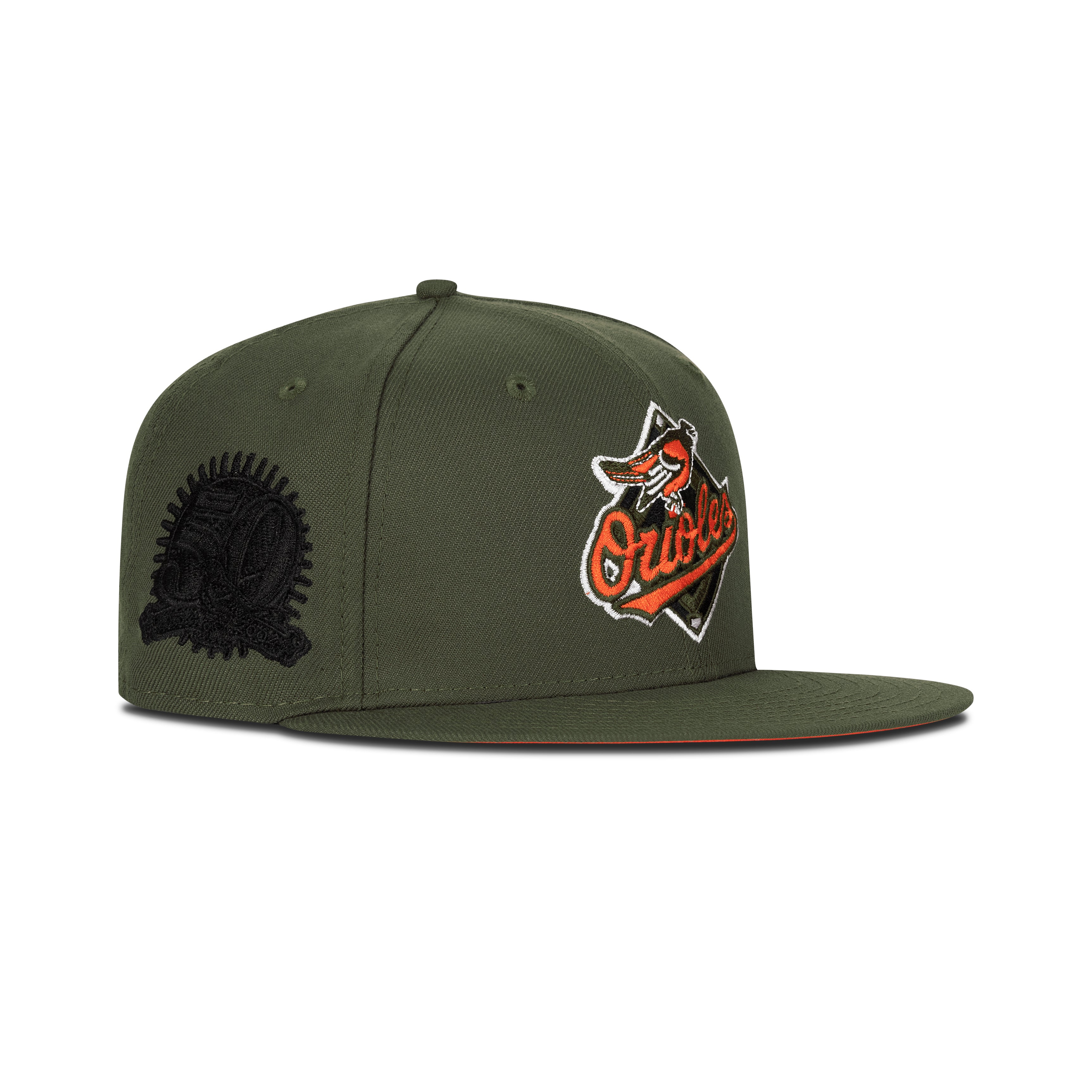 New Era Baltimore Orioles Fitted Orange Bottom 