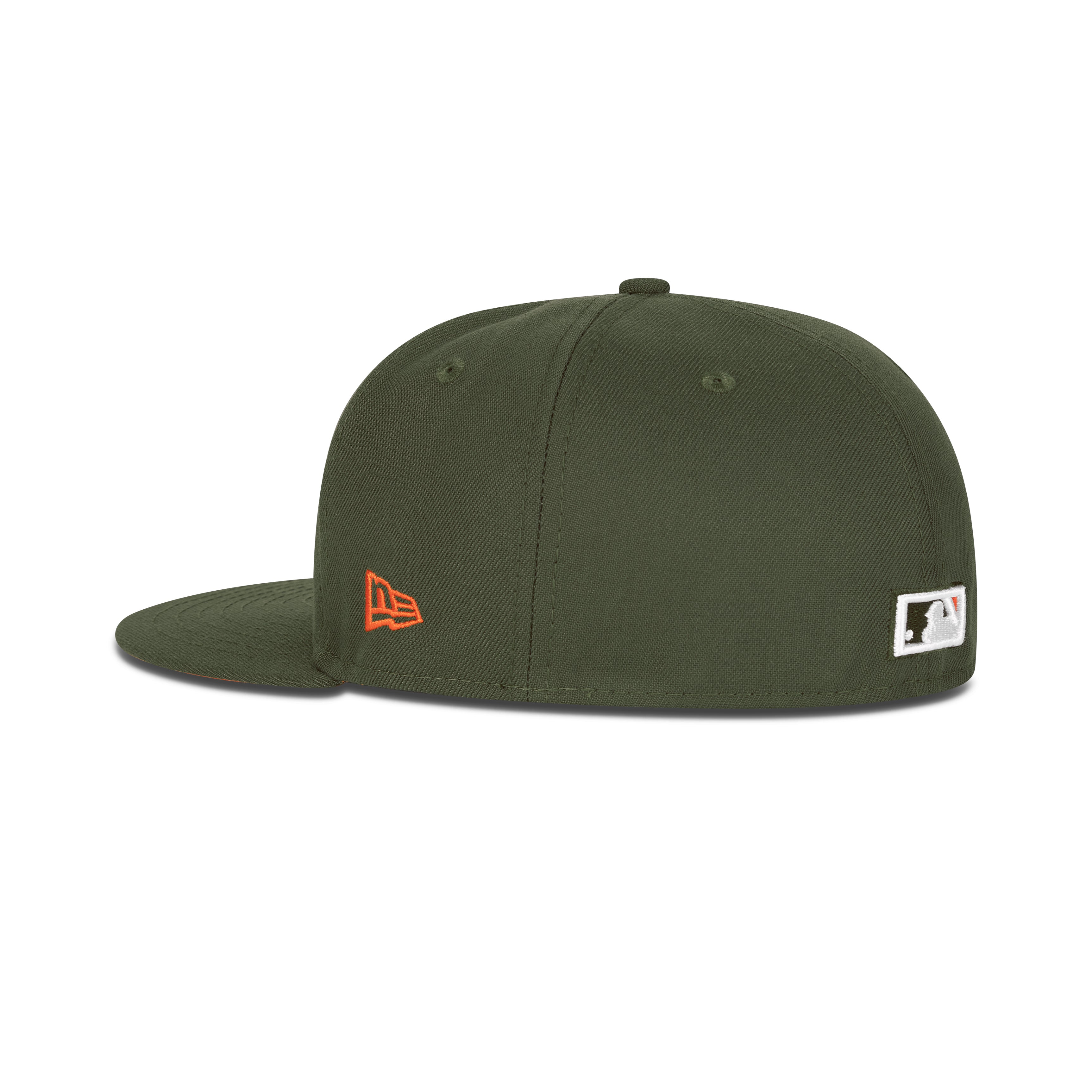 New Era Baltimore Orioles Fitted Orange Bottom 