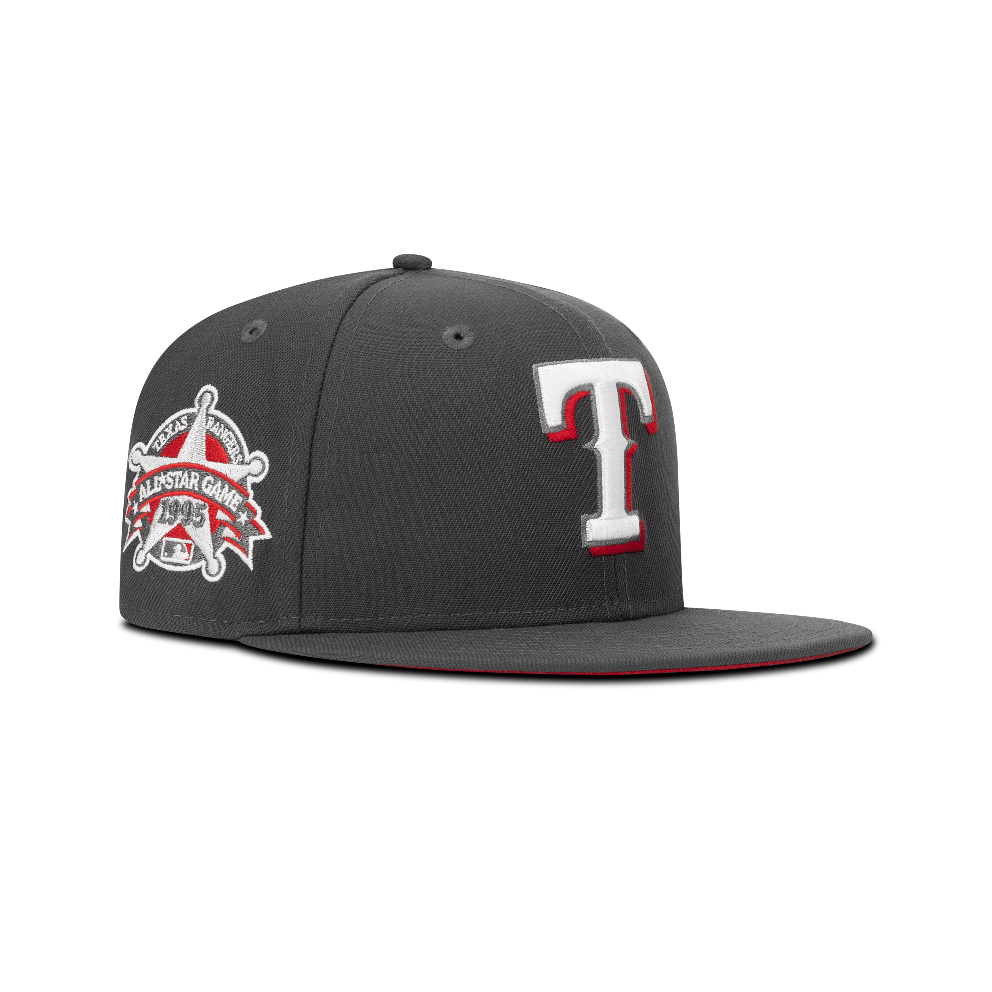 New Era Texas Rangers Fitted Red Bottom 