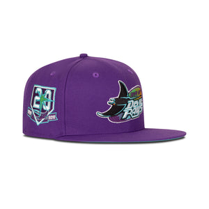 New Era Tampa Bay Rays Fitted Aqua Bottom 