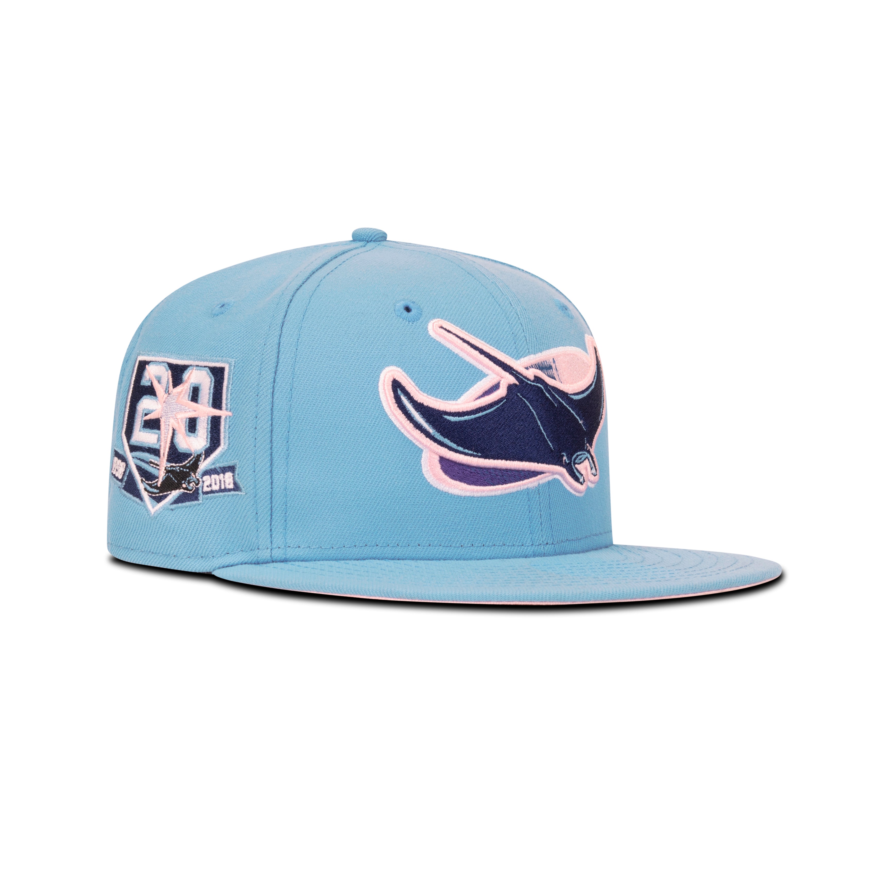 New Era Tampa Bay Rays Fitted Pink Bottom 