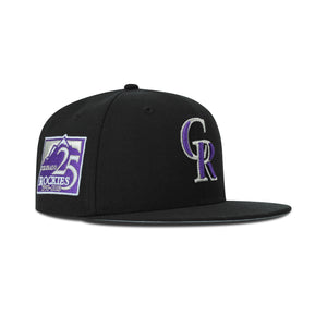 New Era Colorado Rockies Fitted Silver Bottom 