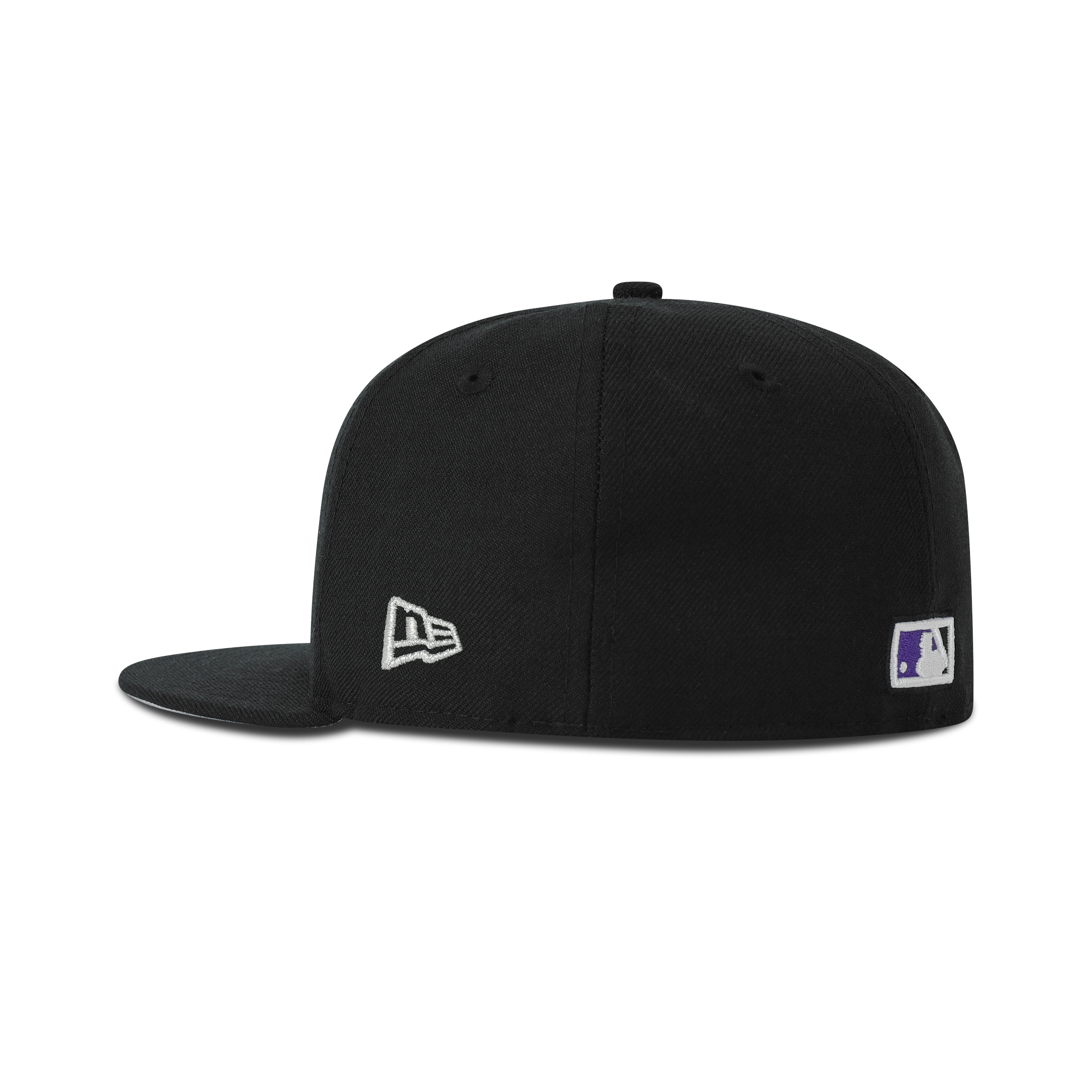 New Era Colorado Rockies Fitted Silver Bottom 