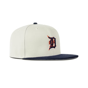 New Era Detroit Tigers Fitted Grey Bottom 