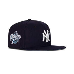 New Era New York Yankees Fitted Sky Blue Bottom 