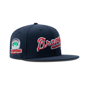 New Era Atlanta Braves Fitted Grey Bottom 