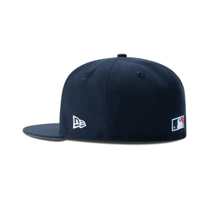 New Era Atlanta Braves Fitted Grey Bottom 