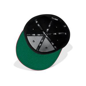 New Era Brooklyn NY Fitted Green Bottom 