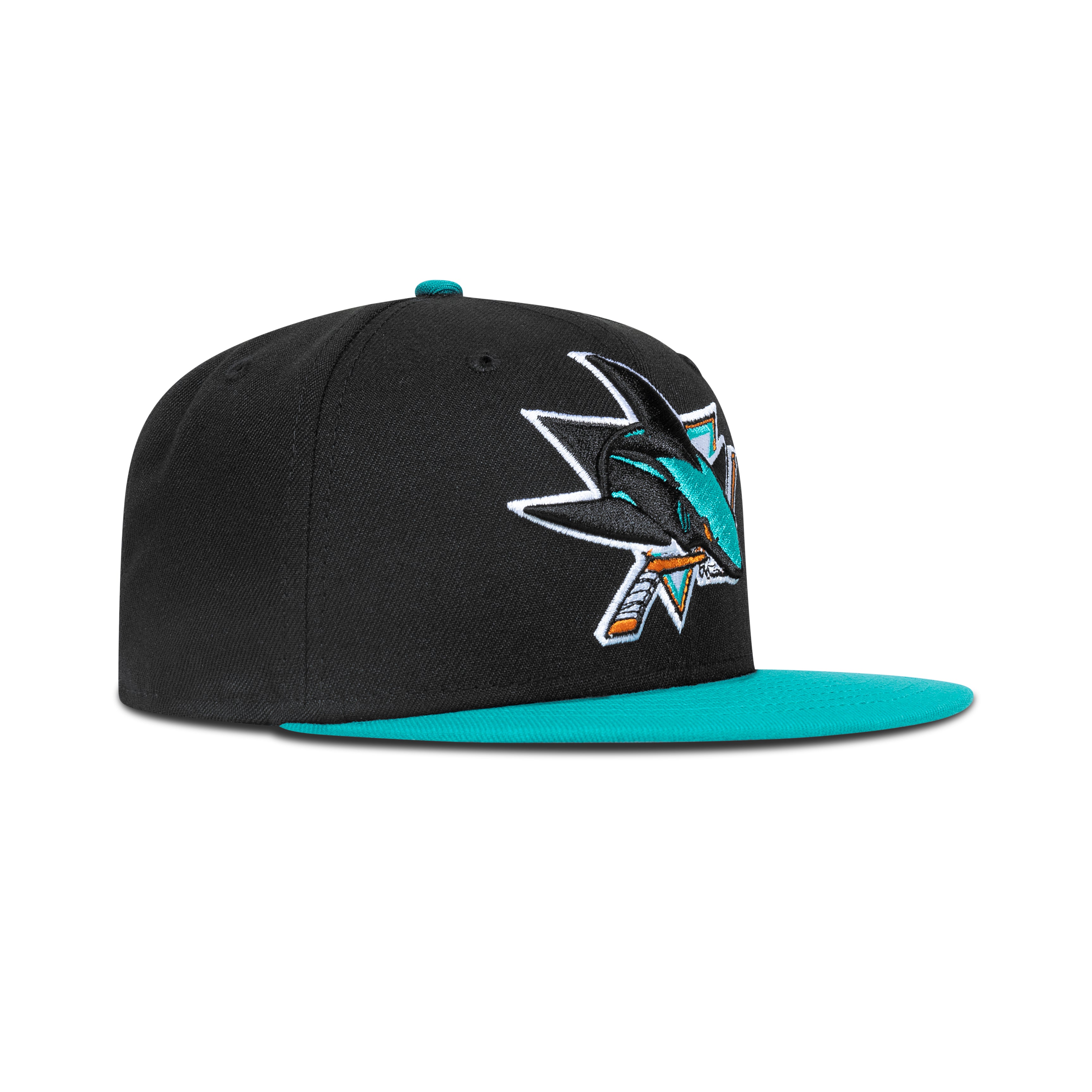 New Era San Jose Sharks Fitted Grey Bottom 