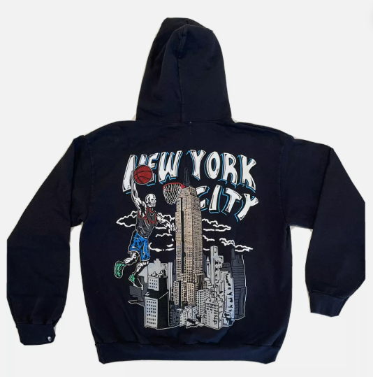 Warren Lotas New York Empire State Washed Hoodie 