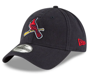 New Era St. Louis Cardinal Core Classic 9Twenty Dad Hat Navy Bottom 