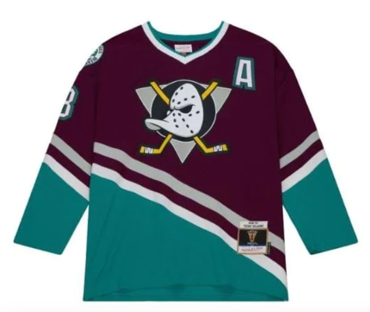 Mitchell & Ness NHL Temmu Selanne 1996 Mighty Ducks of Anaheim Jersey 