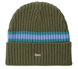 Supreme Striped Cashmere Beanie 