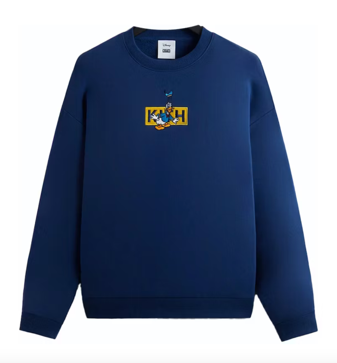 Kith X Disney Donald Duck Box Logo Williams Crewneck 