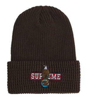 Supreme Eagle Waffle Beanie 