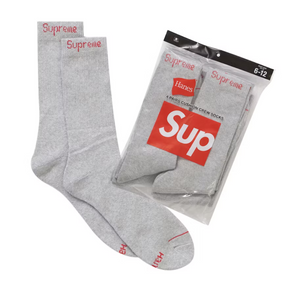 Supreme Hanes Crew Socks 