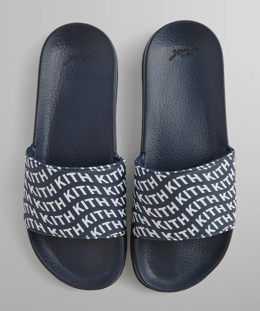 Kith Wave Monogram Slide 