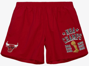 Mitchell & Ness Chicago Bulls NBA Team Heritage Woven Shorts "Scarlet"