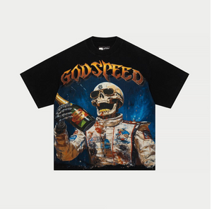 Godspeed Victory Toast T-Shirt (Black Wash)