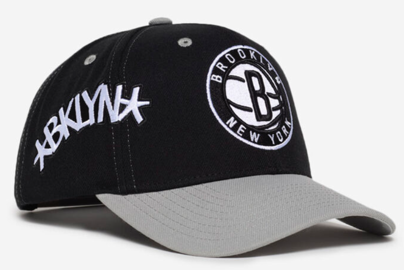 Mitchell & Ness Brooklyn Nets Overbite Pro Snapback Grey Bottom 