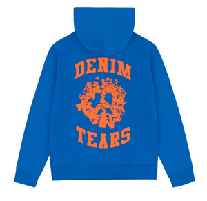 Denim Tears Denim University Zip Hoodie “Royal Blue”