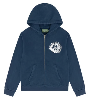 Denim Tears Denim University Zip Hoodie “Navy”