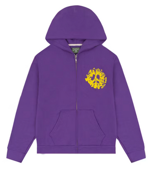 Denim Tears Denim University Zip Hoodie “Purple”