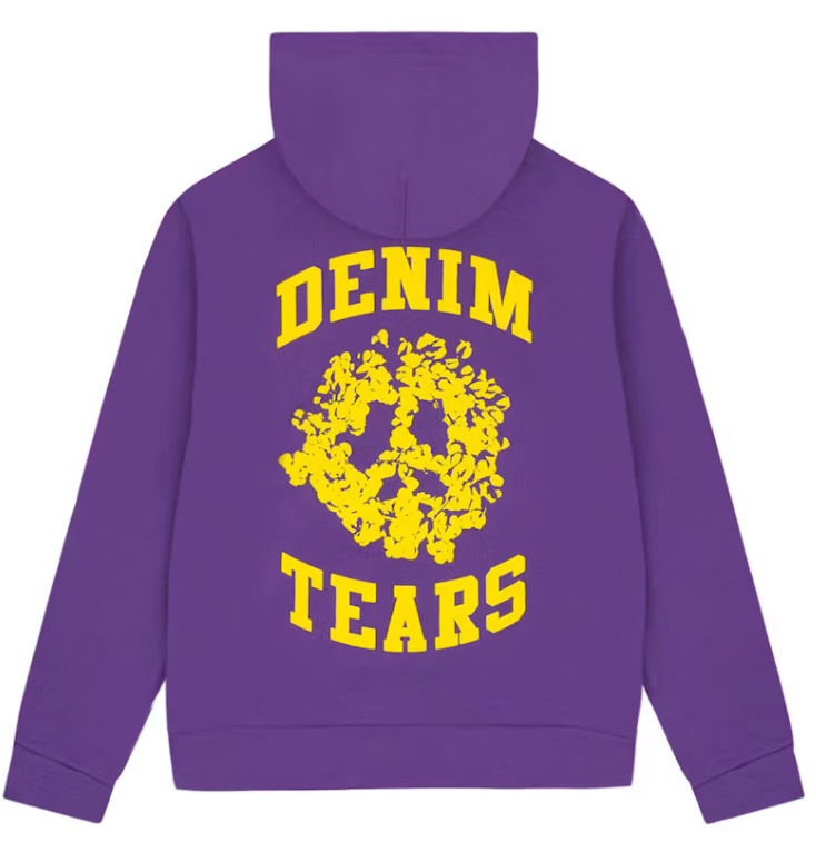 Denim Tears Denim University Zip Hoodie “Purple”