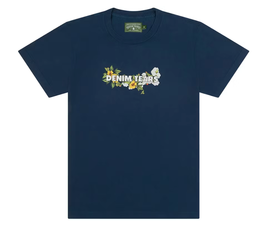 Denim Tears Logo Tee “Navy”