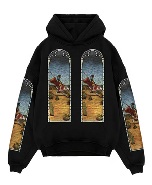 Who Decides War x EST Gee Stained Glass Hoody 