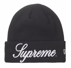 Supreme X New Era Script Beanie 