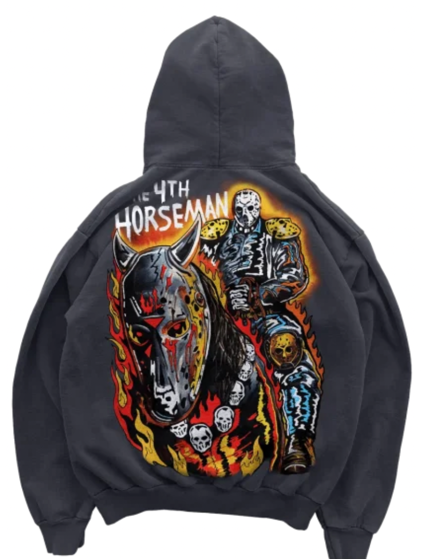 Warren Lotas 4th Horseman Stone Washed Hoodie 