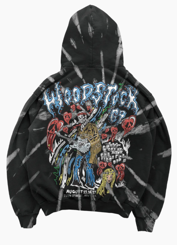 Warren Lotas Woodstock Tie Dye Hoodie 