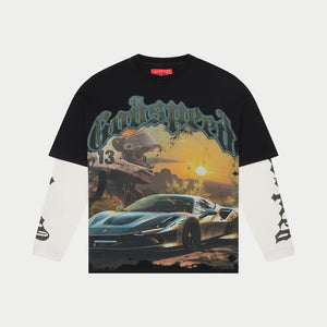 Godspeed Sunset Drift Layered Long Sleeve Tee 