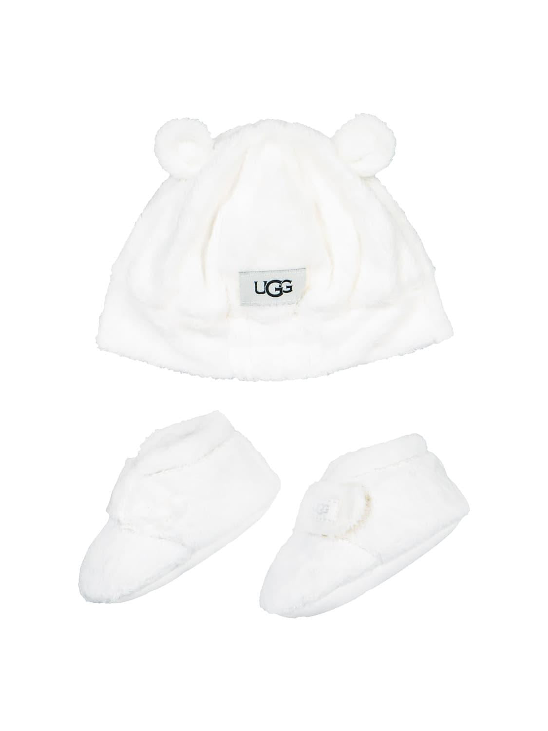 Uggs Bixbee Bootie And Beanie (Crib) 