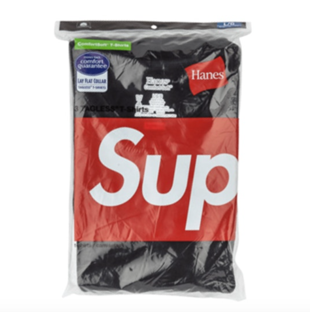 Supreme Hanes 3 Tagless Tee 