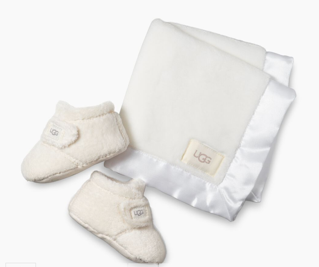 Uggs Bixbee Bootie And Lovey Blanket (Crib) 