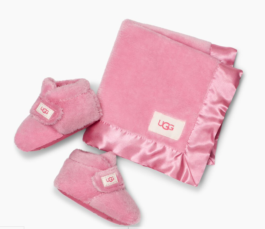 Uggs Bixbee Bootie And Lovey Blanket (Crib) 