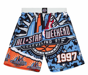 Mitchell & Ness NBA All Star 1997 Jumbotron Submimated Shorts 