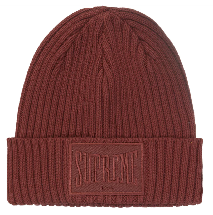 Supreme Overdyed Patch Beanie 