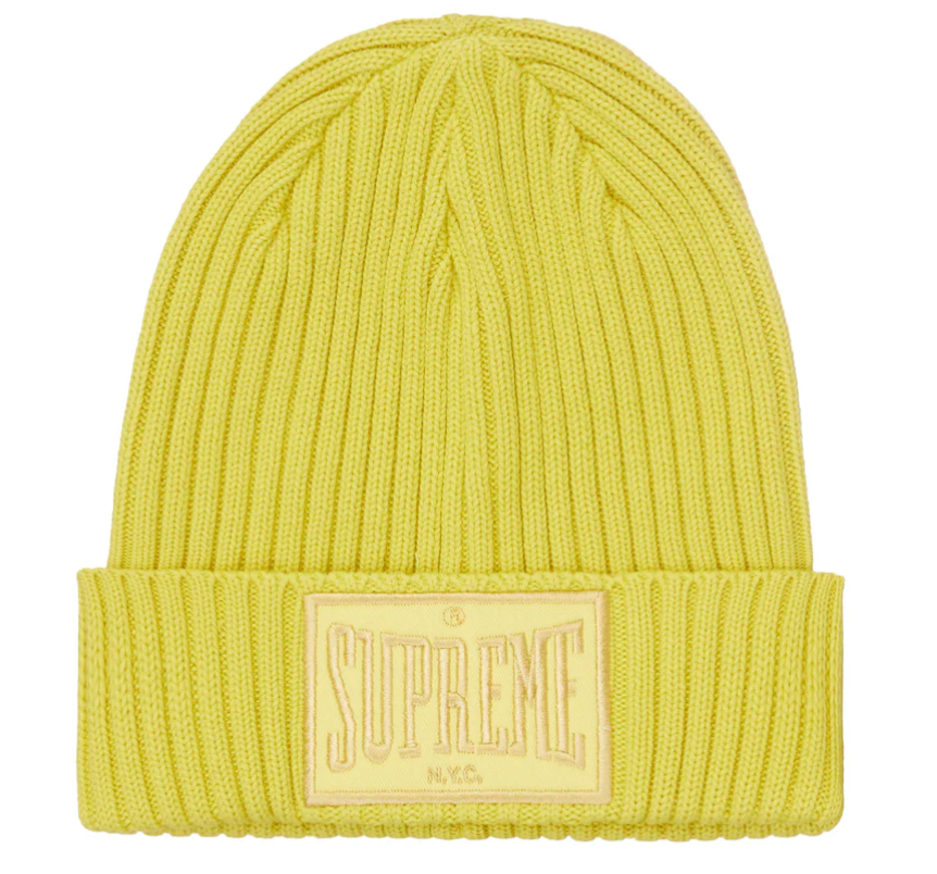 Supreme Overdyed Patch Beanie 