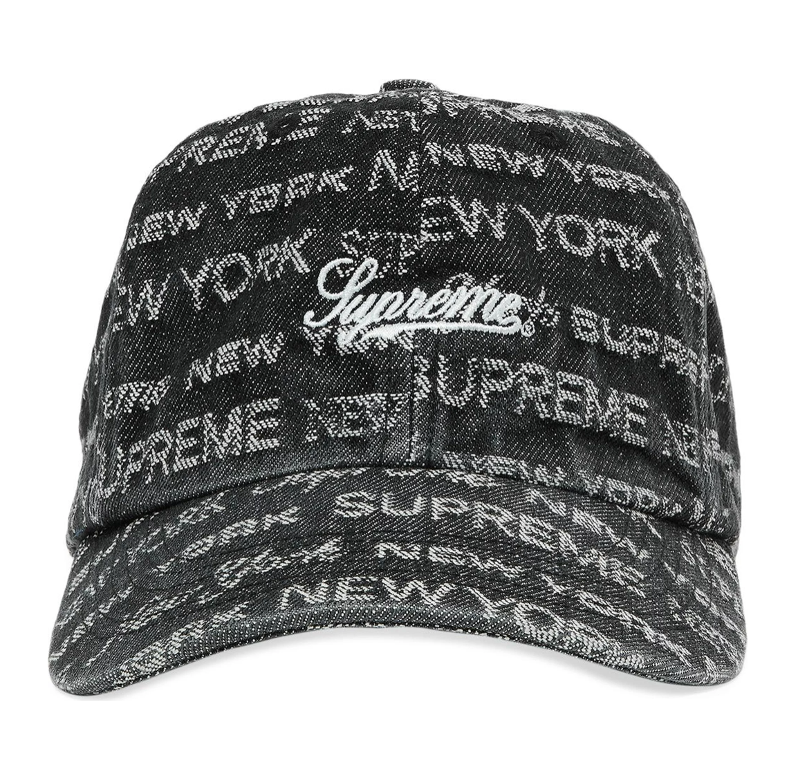 Supreme Multi Type Jacquard Denim 6-Panel Dad Hat 