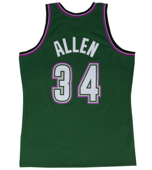 Mitchell & Ness NBA Milwaukee Bucks Ray Allen 1996 Swingman Alternate Jersey 