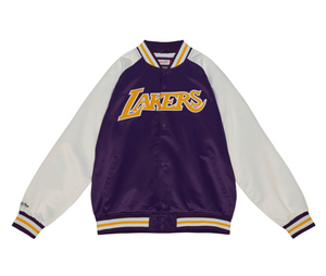 Mitchell & Ness Los Angeles Lakers Primetime Lightweight Satin Jacket 