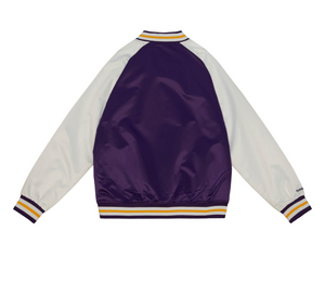 Mitchell & Ness Los Angeles Lakers Primetime Lightweight Satin Jacket 