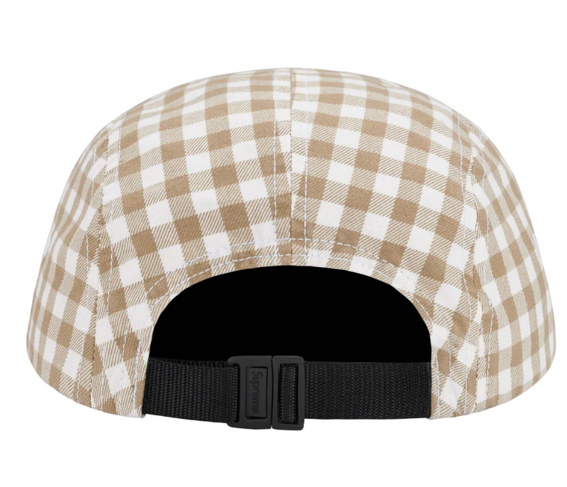 Supreme Gingham Twill Camp Dad Hat 