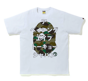 A Bathing Ape Japanese Letters Tee 