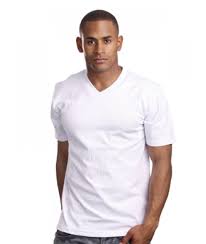 Rich Cotton V-Neck T-Shirt 